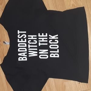 Next Level Apparel Baddest Witch On The Block short sleeved shirt